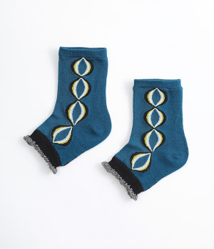 パーツソックス　RINNNE(ブルー-ONESIZE)