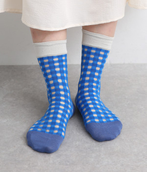 シースルーソックス GINGHAM