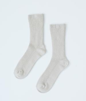 コットンレーヨンシルクソックス(グレージュ-2325)