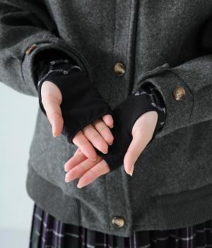 おさんぽアームカバーショート　チョウ