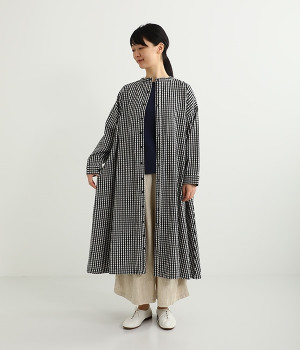 チェックワンピース(ギンガム大-L)