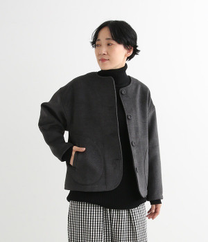 フェイクウールジャケット