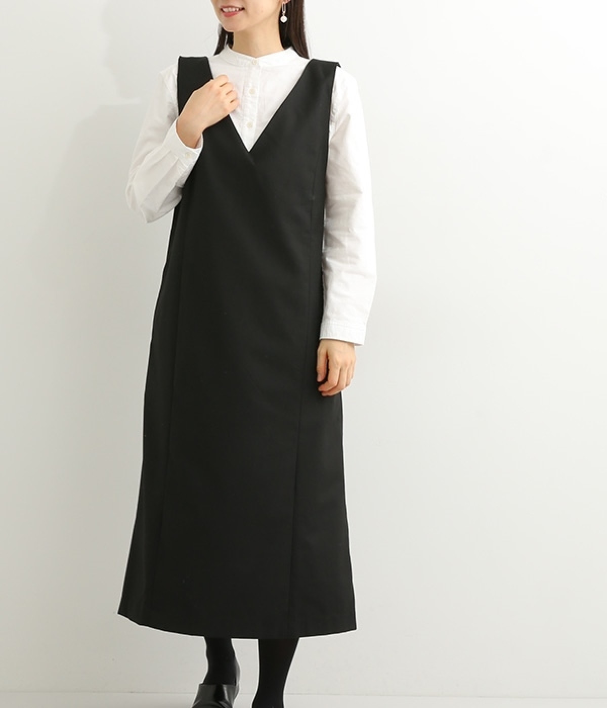 サテンスカート　La Sartoria della gonnサルトリアデラゴンナ サージジャンパースカート（D*g*y）の商品詳細