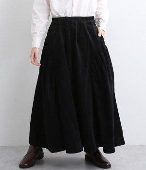 ストレッチコールロングスカート