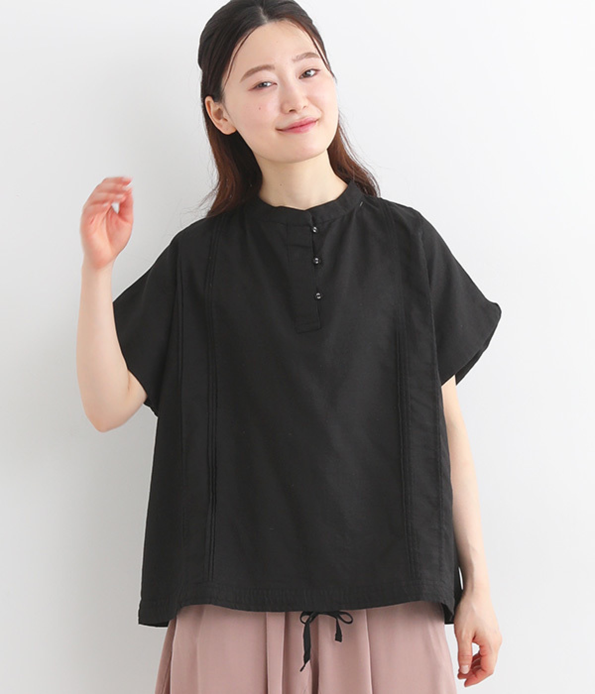kiri⭐︎【新品】relumeラミーコットンメッシュビッグプルオーバー ラミーコットンメッシュビッグプルオーバー（シャツ/ブラウス