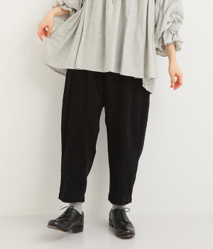 8Wコーデュロイ コクーンパンツ