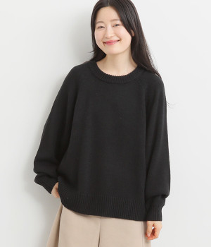 アクリルウールニットプルオーバー