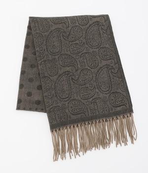 ネップ 総柄大判ストール