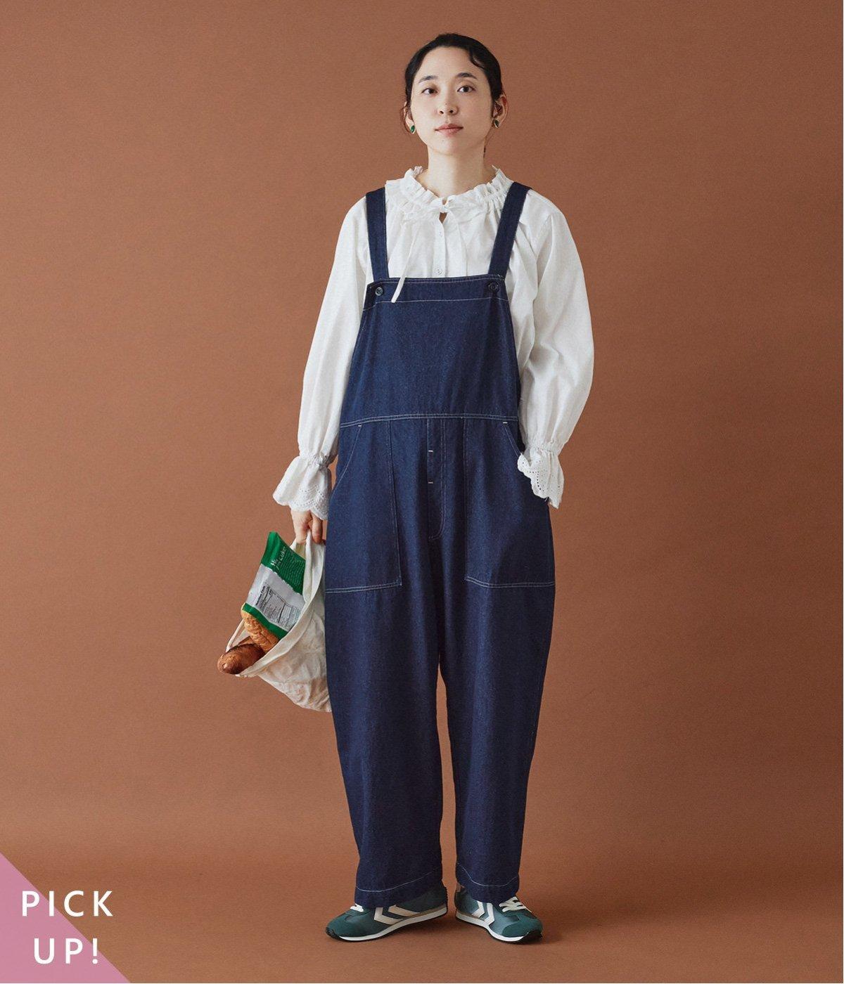 【美品】木梨サイクル デニムオーバーオール ブラック デニムオーバーオール | 木梨サイクル