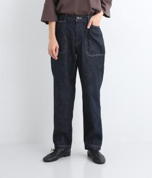 コットン10ozデニムBIGポケットイージーパンツ