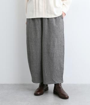 コットンシャンブレー平織パンツ