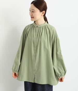 コットンドビーチュニックブラウス