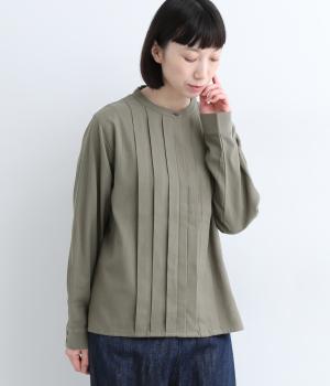 コットンビエラ裏ピーチ起毛ブラウス