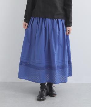 エンブロイダリー　コットンスカート