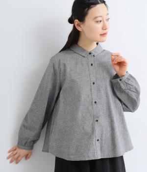 コットン　ダンガリーブラウス