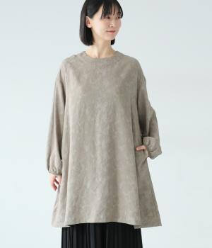 刺繍風ジャカード　チュニック