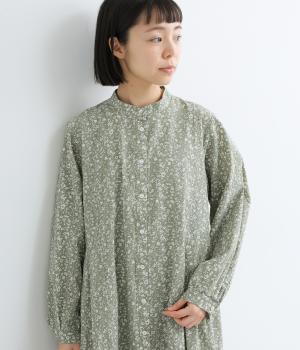 アソート　花柄プリントシャツワンピース