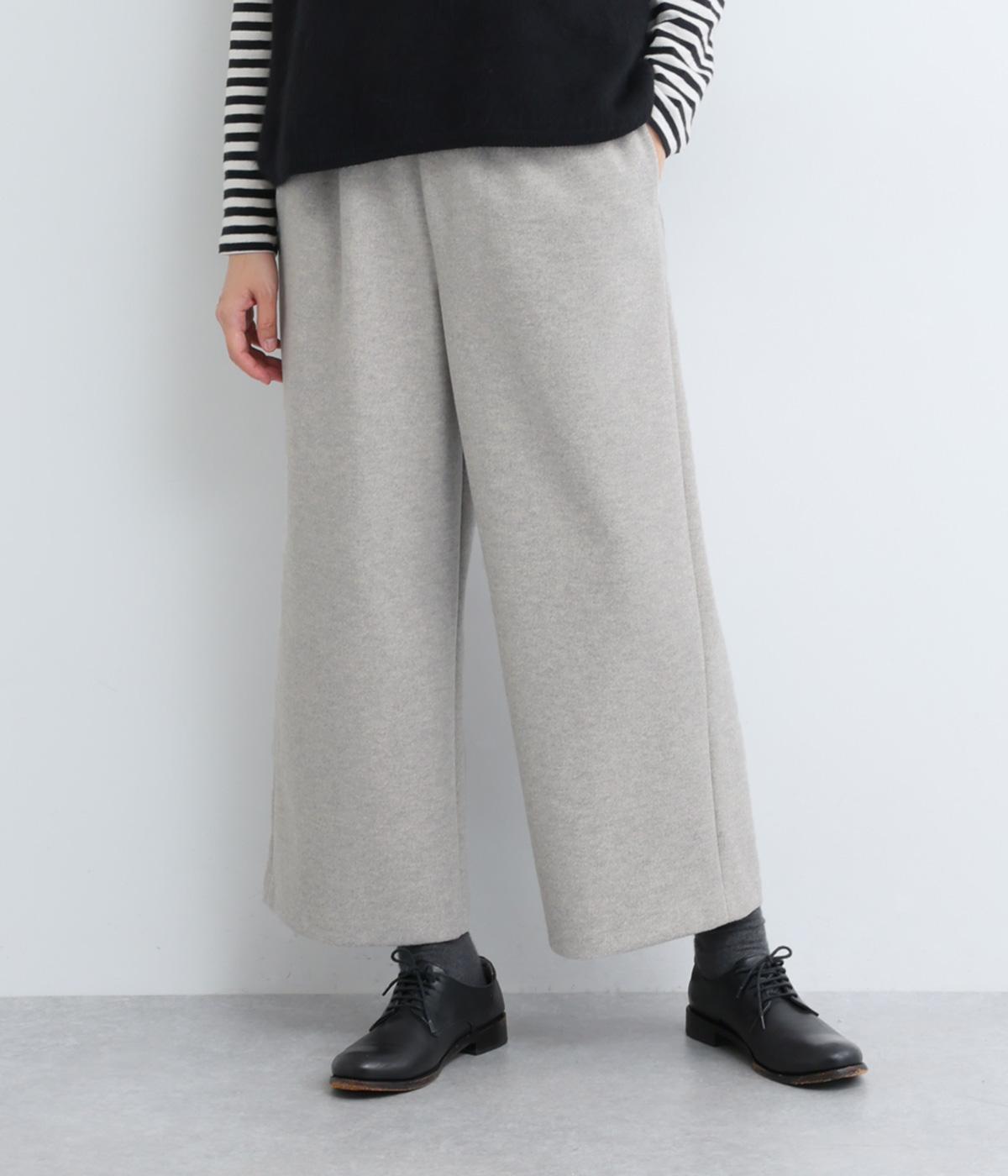 ウーレットソフトワイドパンツ(グレー-M)