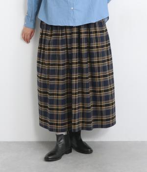 コットンオーガニックビエラスカート