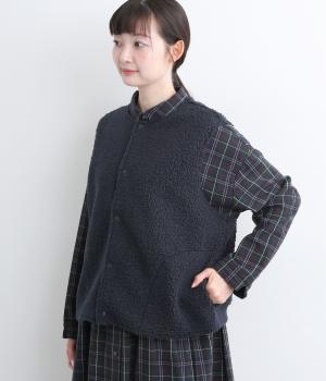 もこもこプードルパイルベスト