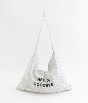 リネンプリント　ショルダーバッグ