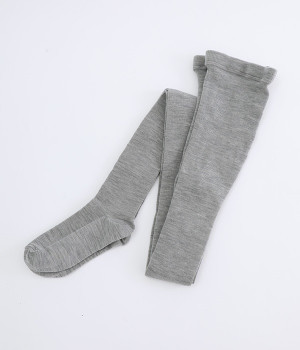 メリノウール　リブタイツ
