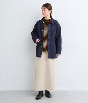 デニムカバーオール(インディゴ-F)