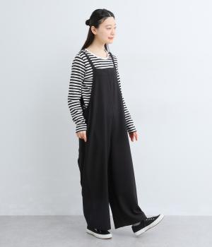 サージストレッチサロペット(ブラック-F)