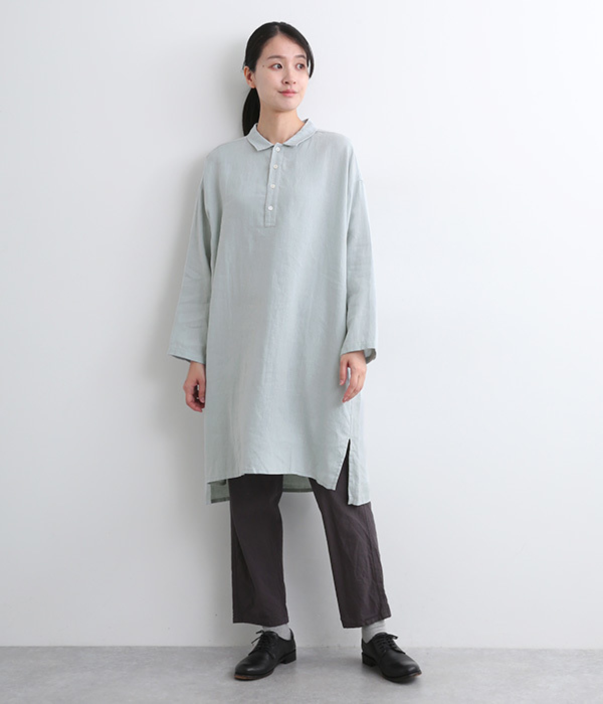 【美品】Plantation リネン混 プルオーバー ロングシャツ チュニック 楽天市場】【送料無料】綿麻混ワンピース レディース 秋