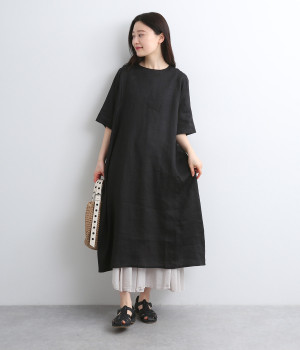 リネンインタックワンピース
