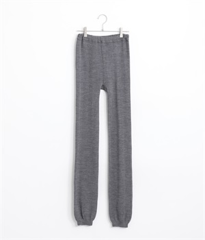 ウールシルクレギンス(グレー-ML)