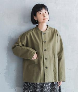 コットンツイルマオカラージャケット