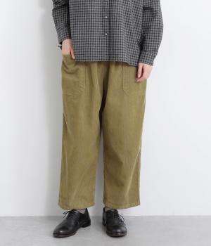 コーデュロイフロントポケットパンツ(ベージュ-F)