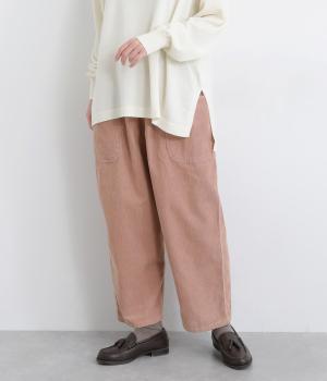 コーデュロイフロントポケットパンツ(ピンク-F)