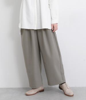 サージストレッチボリュームイージーパンツ(グレー-F)