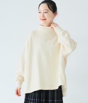 ツリウラケワイドタートルプルオーバー(アイボリー-F)