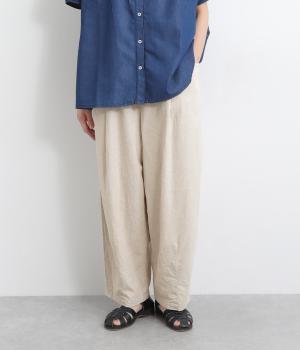 コットンリネンアムンゼンクロスバロンパンツ