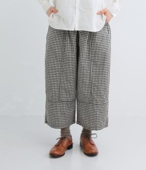 コットンリネンアムンゼンクロストーヌパンツ