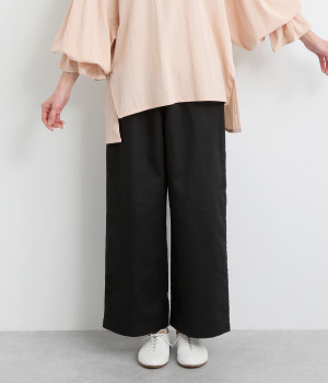 コットン ストレートパンツ