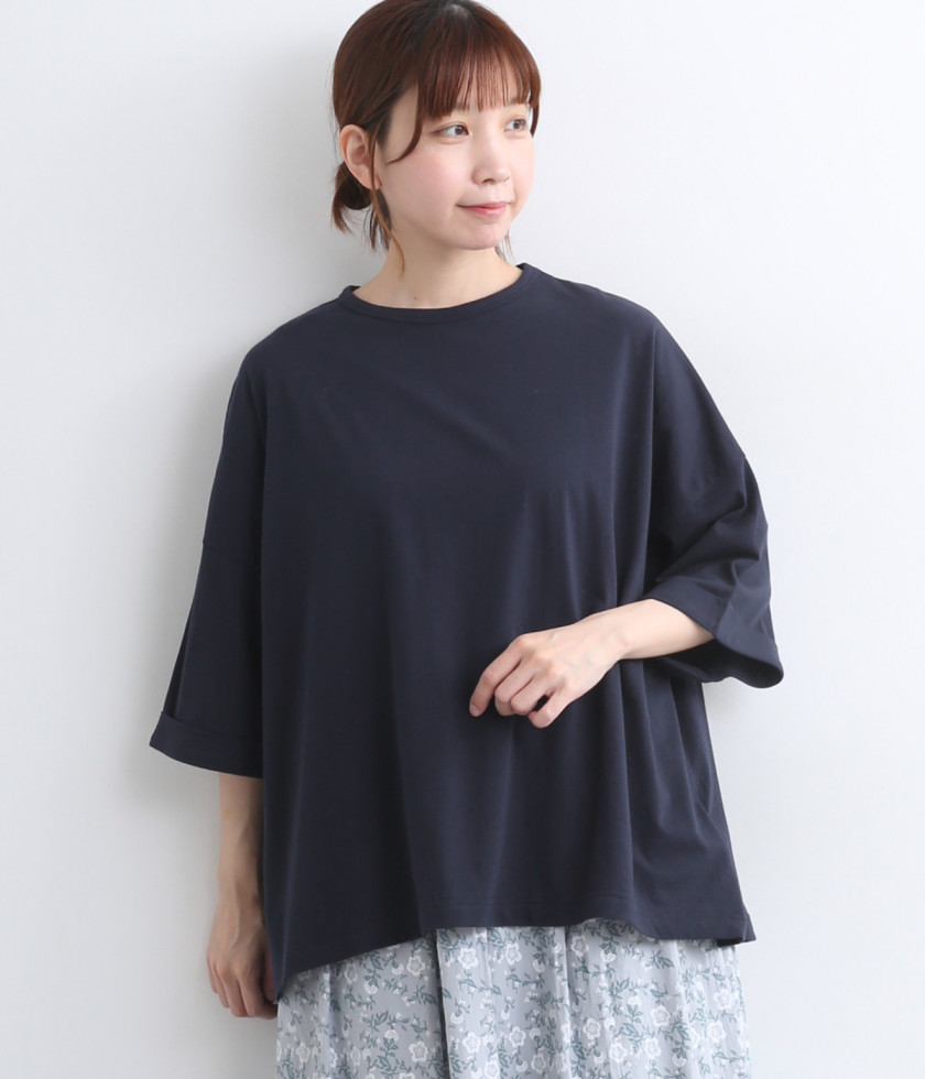 【made in japan】コットン ワイドプルオーバー