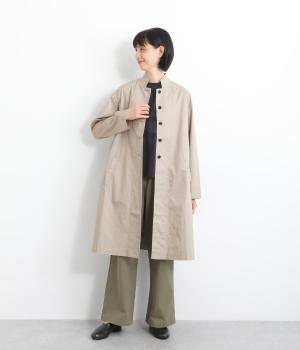 カーディガンスタイルコート(グレージュ-ONESIZE)