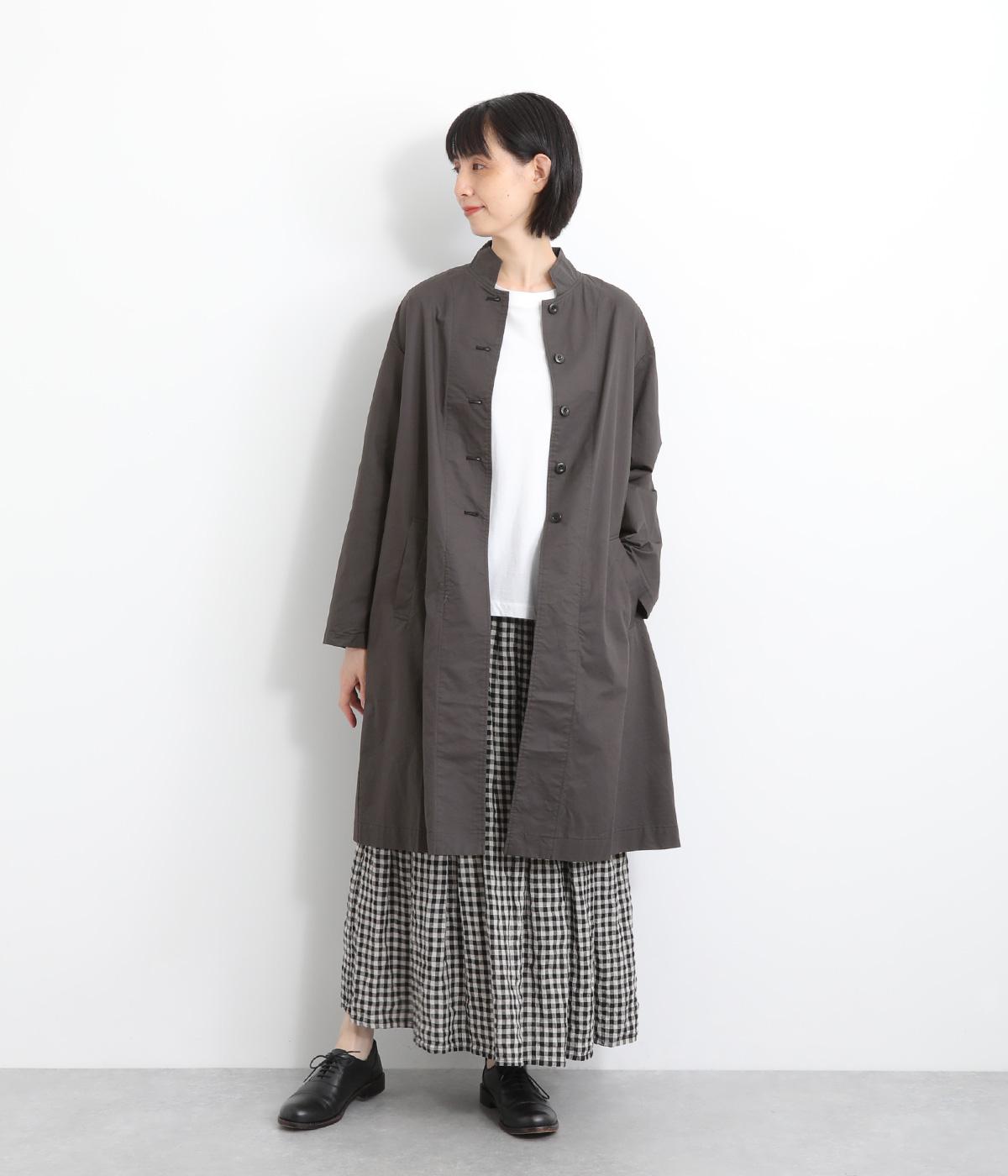 カーディガンスタイルコート(チャコール-ONESIZE)
