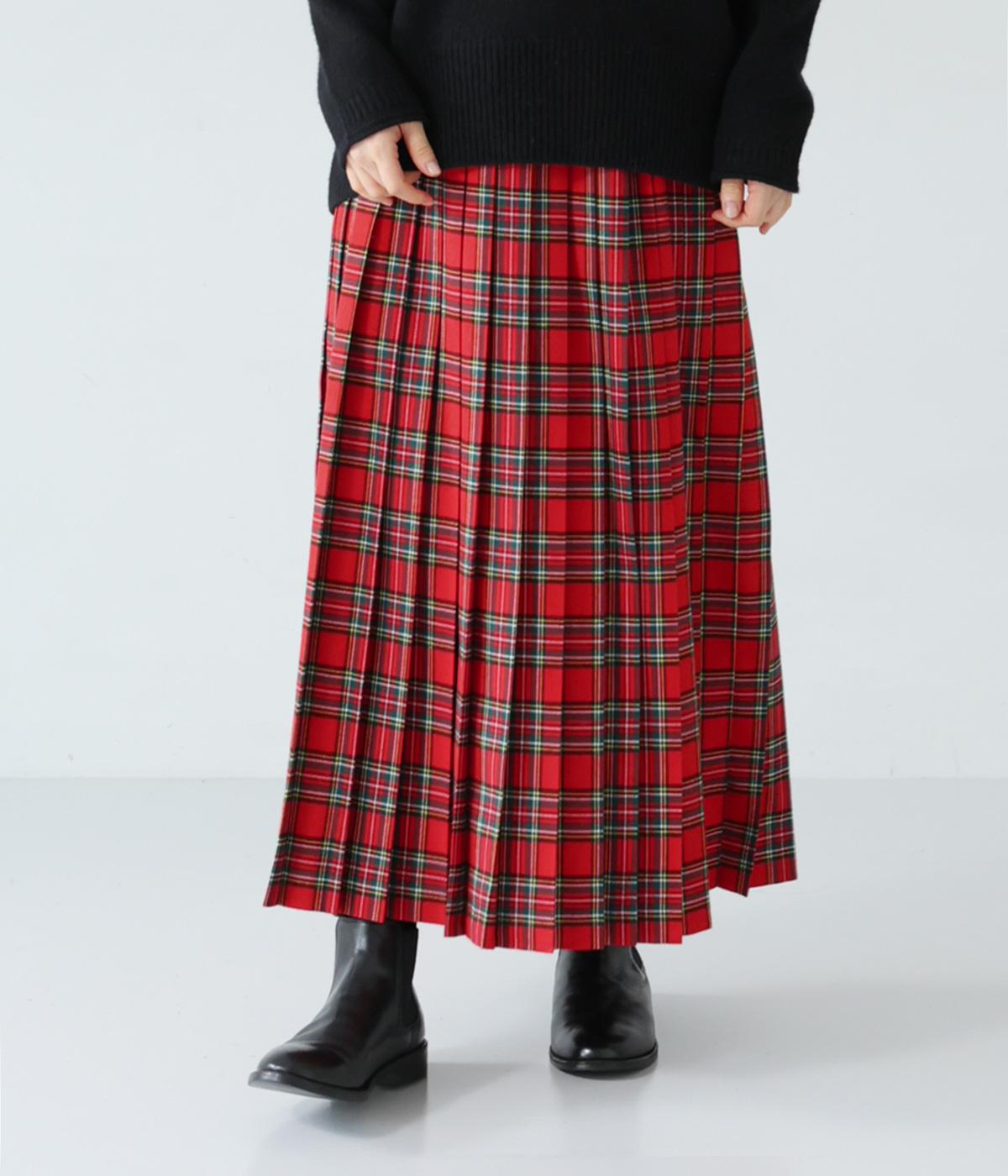 タータン起毛チェックプリーツスカート（DIARIES）の商品詳細