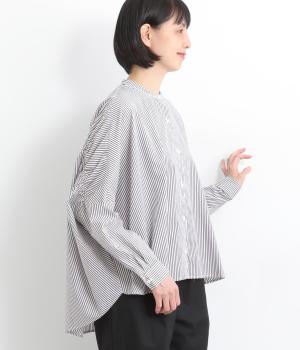 バックギャザーワイドシャツ