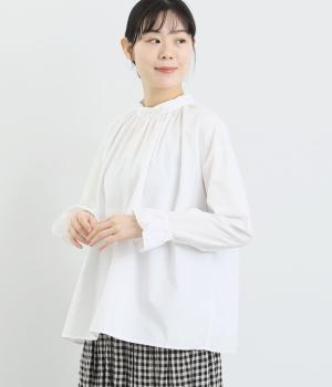 タイプライターギャザーブラウス
