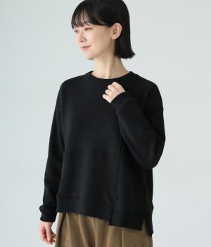 ヴィンテージ裏毛スウェッティングヴィンテージフレンチテリープルオーバー(ブラック-F)