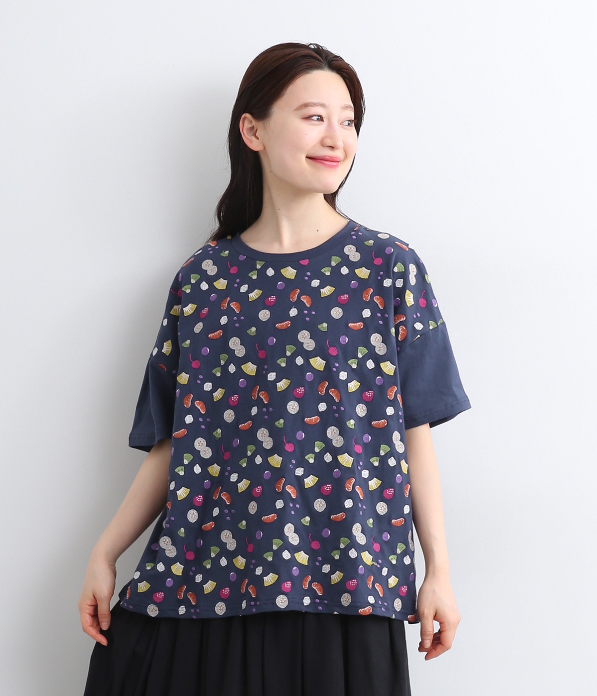 フルーツポンチ刺繍Tシャツ