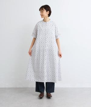 お散歩プリントワンピース