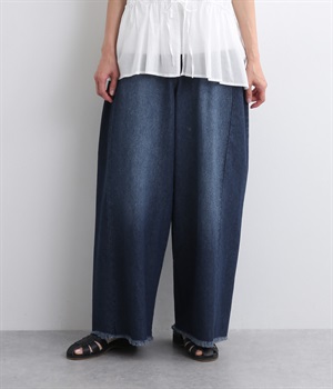 デニムコクーンワイドパンツ
