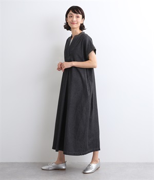 デニムスキッパーワンピース